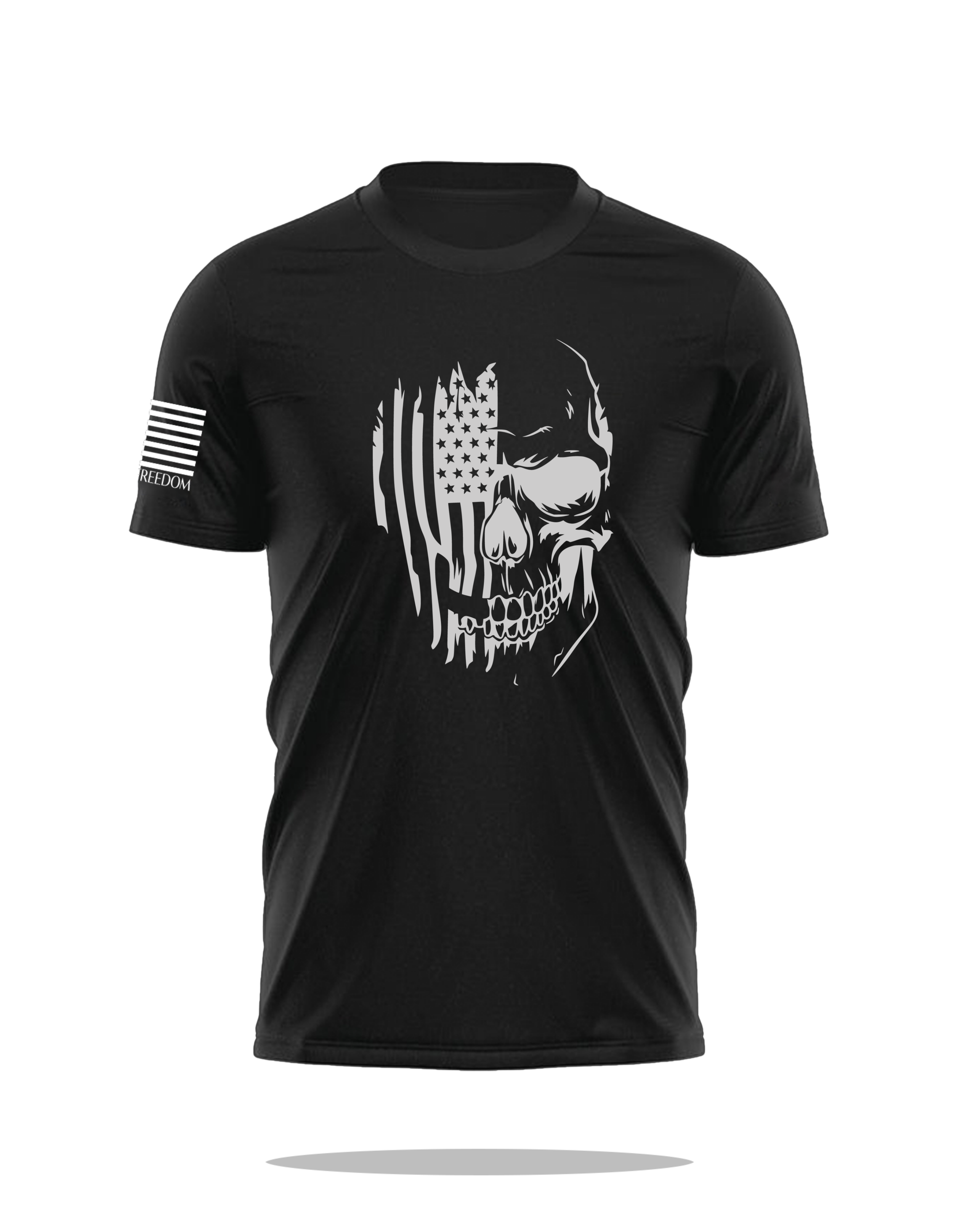 Flag Skull - Short Sleeve Shirt