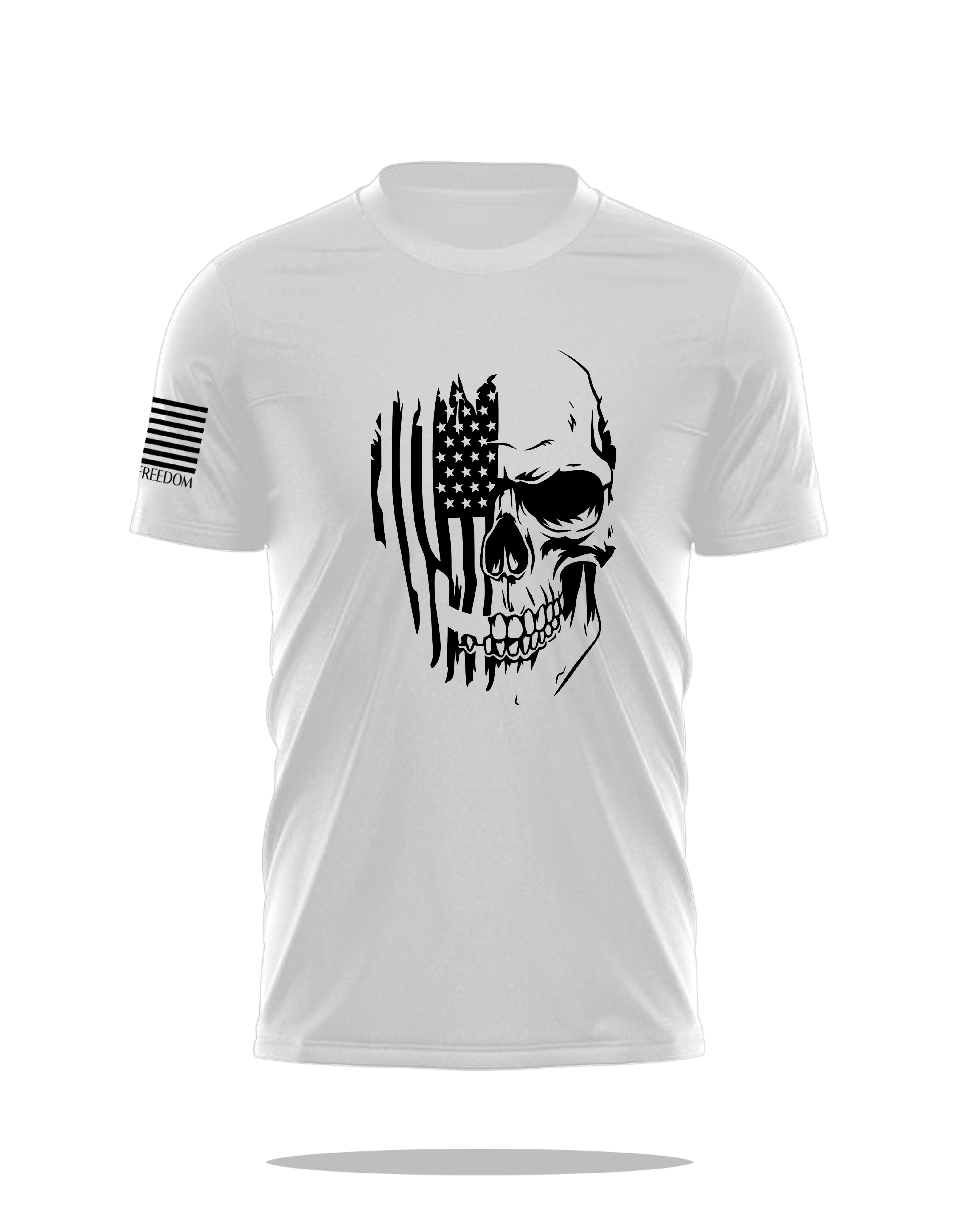 Flag Skull - Short Sleeve Shirt